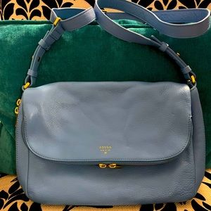 Fossil large Preston flap crossbody purse